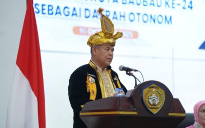 HUT Baubau, Wali Kota Yusran Fahim Beber Capaian Pembangunan