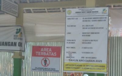 Direktur RSUD Palagimata Klarifikasi Soal Papan Proyek Renovasi Ruang Operasi