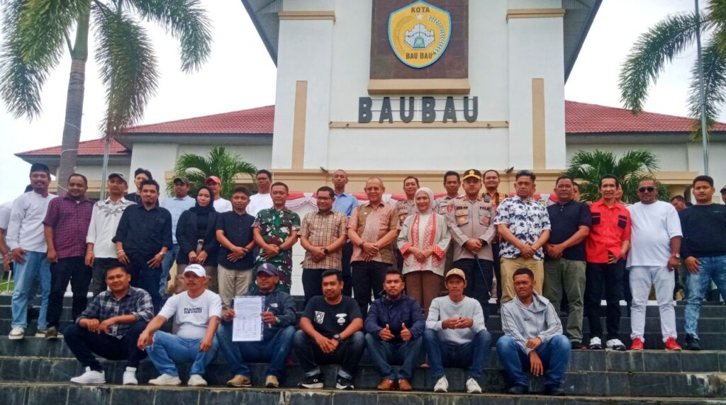 Wujudkan Kota Aman, Pemuda Baubau Akhiri Perselisihan dengan Damai