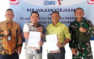 MoU BRI Baubau dan Batalyon 871 La Maindo Perkuat Sinergi Keuangan