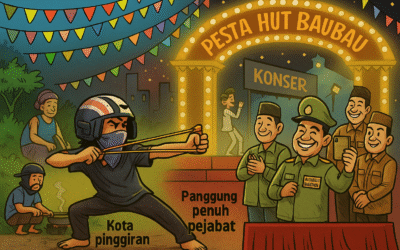 Baubau Berpesta, Rakyat Bertahan: Saat Lampu Kota Menyala di Atas Luka