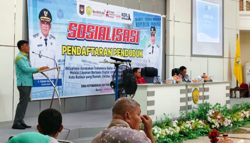 Disdukcapil Baubau Genjot Administrasi Kependudukan, La Ode Aswad Minta RT/RW Berperan Aktif