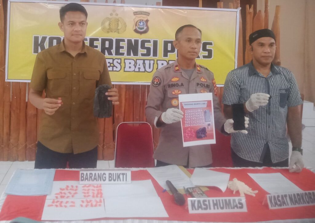 Imbalan Rp1,5 Juta, Pengedar Sabu Dibekuk Satresnarkoba Polres Baubau