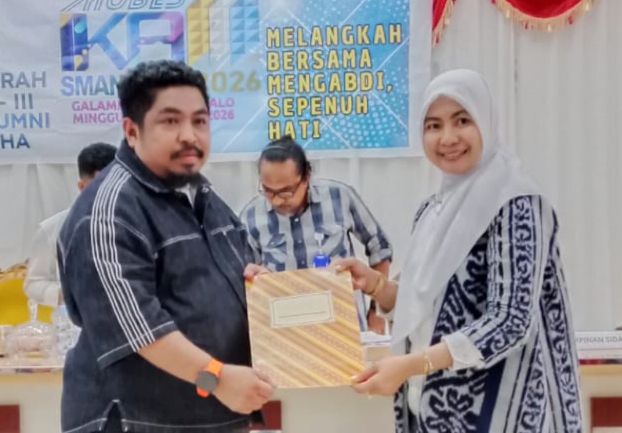 Jalaludin Madjinuhu Terpilih sebagai Ketua IKA SMAN 2 Raha Periode 2026–2030