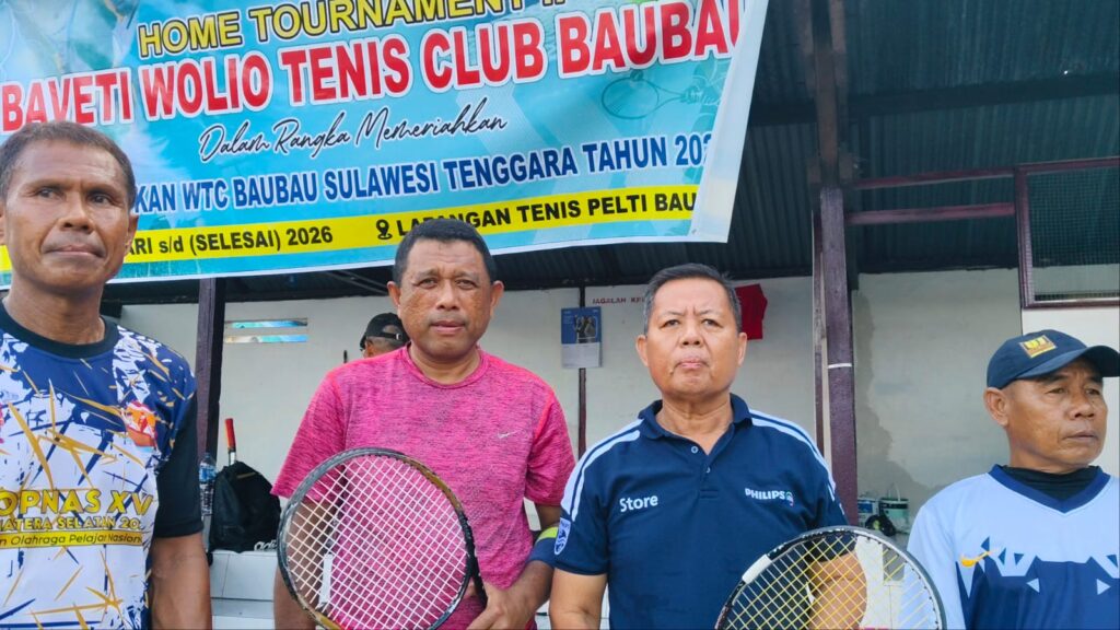Home Tournament II WTC Perkuat Pembinaan Atlet Tenis Kota Baubau