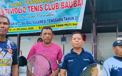 Home Tournament II WTC Perkuat Pembinaan Atlet Tenis Kota Baubau